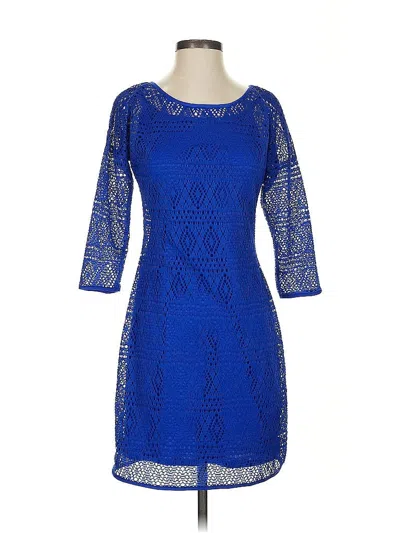 Pre-owned Express Cocktail Dress In Blue