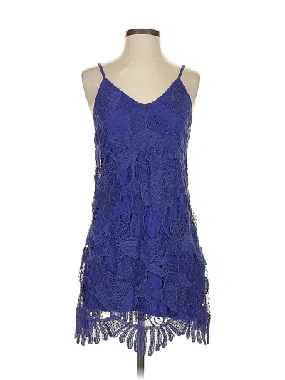 Pre-owned Express Cocktail Dress In Blue