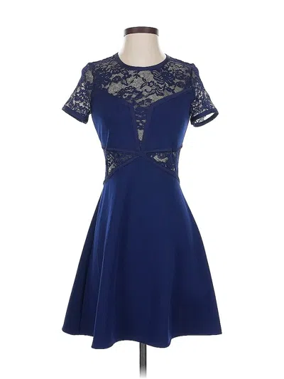 Pre-owned Express Cocktail Dress In Blue