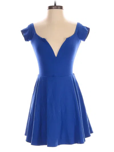 Pre-owned Express Cocktail Dress In Blue