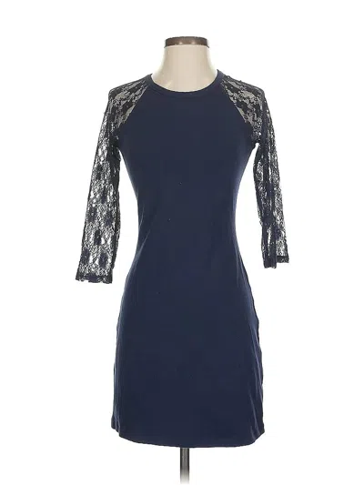 Pre-owned Express Cocktail Dress In Blue