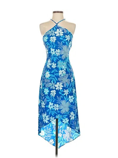 Pre-owned Express Cocktail Dress In Blue