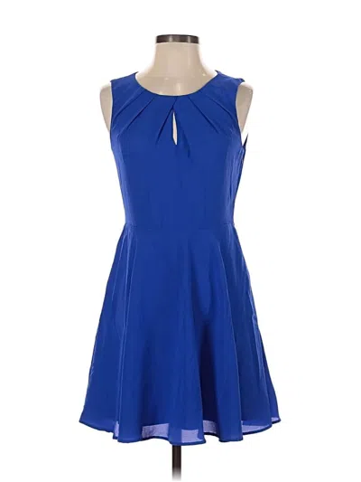 Pre-owned Express Cocktail Dress In Blue
