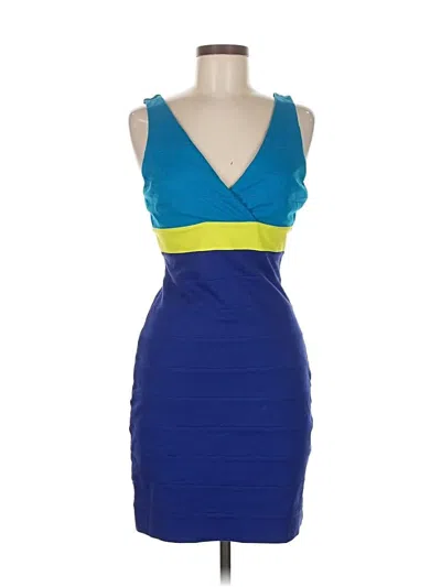 Pre-owned Express Cocktail Dress In Blue
