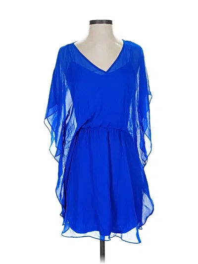 Pre-owned Express Cocktail Dress In Blue