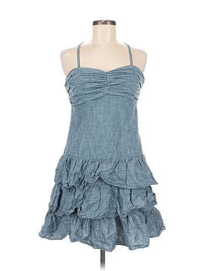 Pre-owned Express Cocktail Dress In Blue