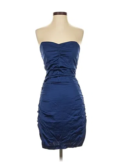 Pre-owned Express Cocktail Dress In Blue