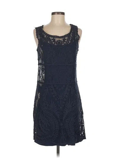 Pre-owned Express Cocktail Dress In Blue