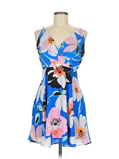 Pre-owned Express Cocktail Dress In Blue