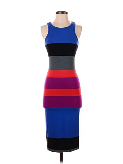 Pre-owned Express Cocktail Dress In Blue