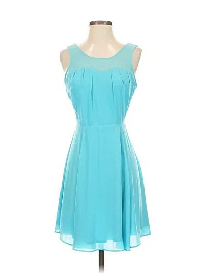 Pre-owned Express Cocktail Dress In Blue