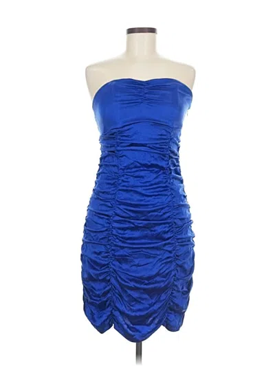Pre-owned Express Cocktail Dress In Blue