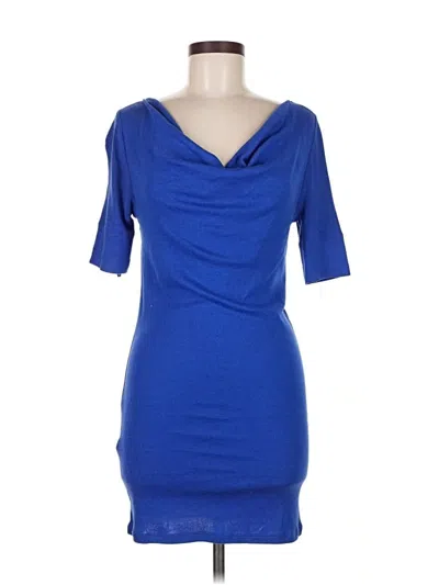 Pre-owned Express Cocktail Dress In Blue