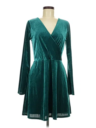Pre-owned Express Cocktail Dress In Blue