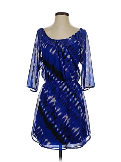 Pre-owned Express Cocktail Dress In Blue