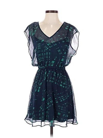 Pre-owned Express Cocktail Dress In Blue