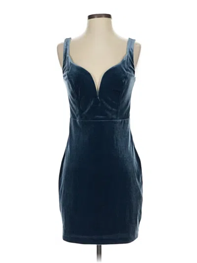 Pre-owned Express Cocktail Dress In Blue