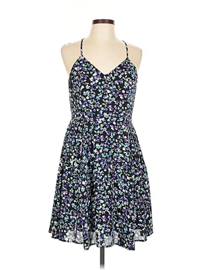 Pre-owned Express Cocktail Dress In Blue