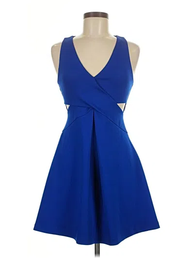 Pre-owned Express Cocktail Dress In Blue