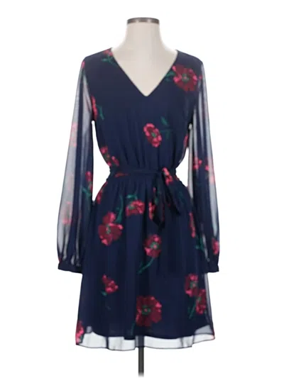 Pre-owned Express Cocktail Dress In Blue