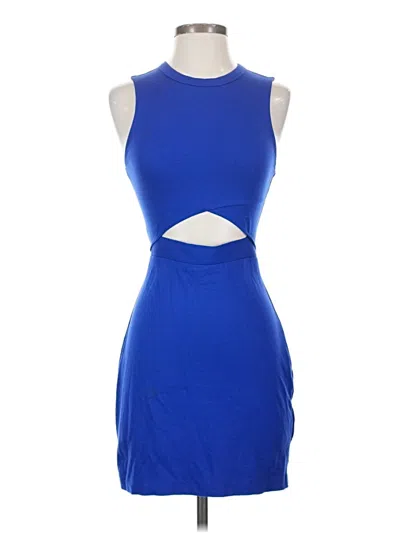 Pre-owned Express Cocktail Dress In Blue
