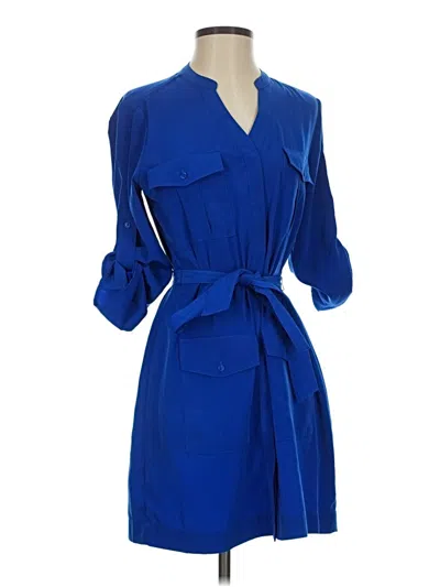 Pre-owned Express Cocktail Dress In Blue