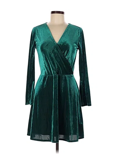 Pre-owned Express Cocktail Dress In Blue
