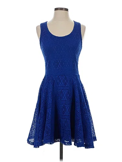 Pre-owned Express Cocktail Dress In Blue
