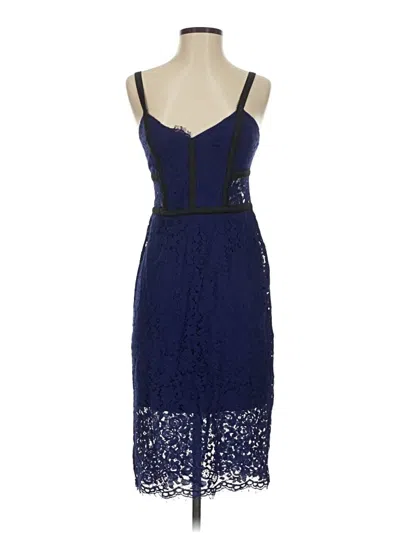 Pre-owned Express Cocktail Dress In Blue