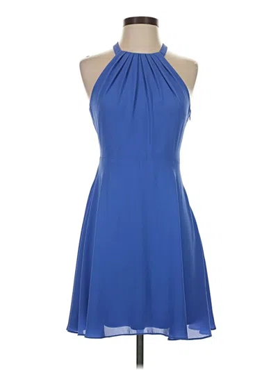 Pre-owned Express Cocktail Dress In Blue
