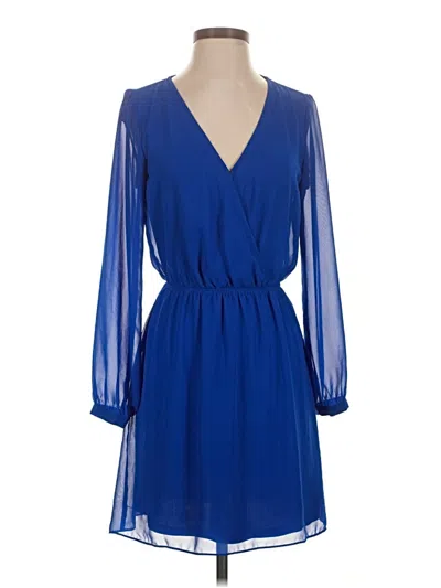 Pre-owned Express Cocktail Dress In Blue