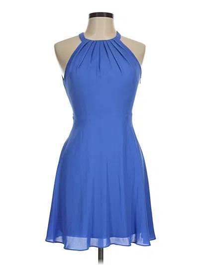 Pre-owned Express Cocktail Dress In Blue