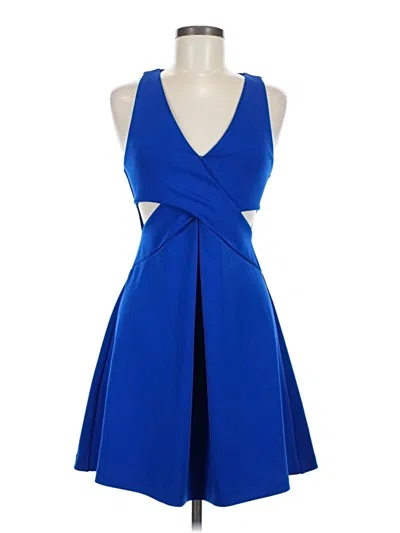 Pre-owned Express Cocktail Dress In Blue