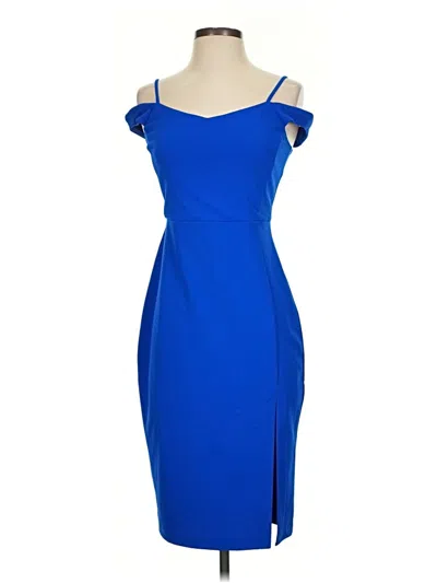 Pre-owned Express Cocktail Dress In Blue