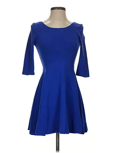 Pre-owned Express Cocktail Dress In Blue