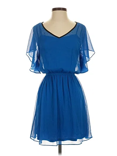 Pre-owned Express Cocktail Dress In Blue