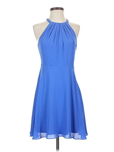 Pre-owned Express Cocktail Dress In Blue