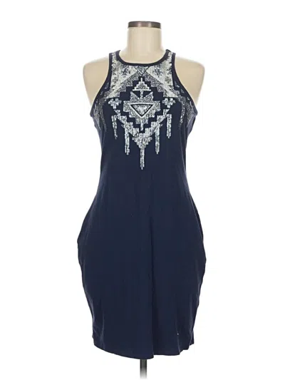 Pre-owned Express Cocktail Dress In Blue