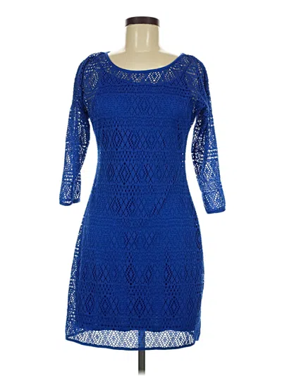 Pre-owned Express Cocktail Dress In Blue