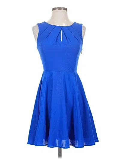 Pre-owned Express Cocktail Dress In Blue