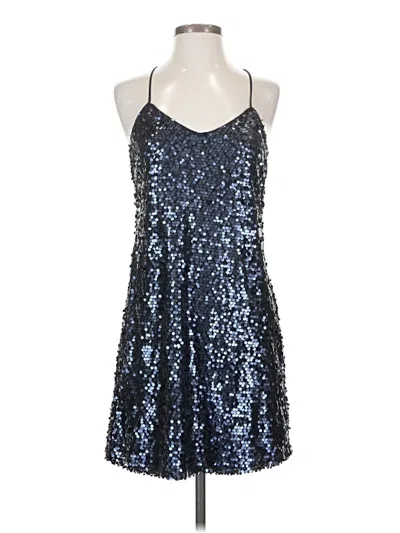 Pre-owned Express Cocktail Dress In Blue