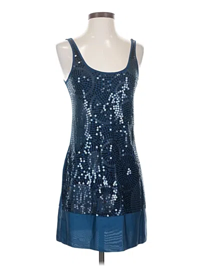 Pre-owned Express Cocktail Dress In Blue