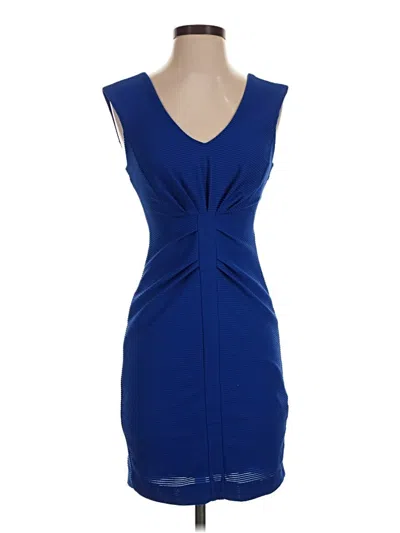 Pre-owned Express Cocktail Dress In Blue