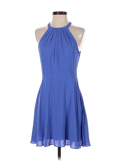 Pre-owned Express Cocktail Dress In Blue