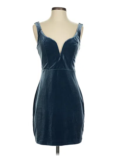 Pre-owned Express Cocktail Dress In Blue