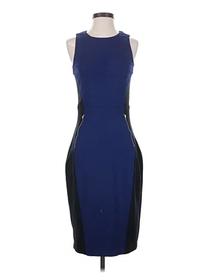 Pre-owned Express Cocktail Dress In Blue