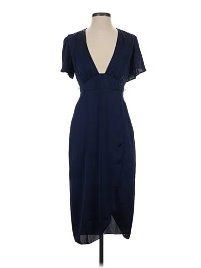 Pre-owned Express Cocktail Dress In Blue