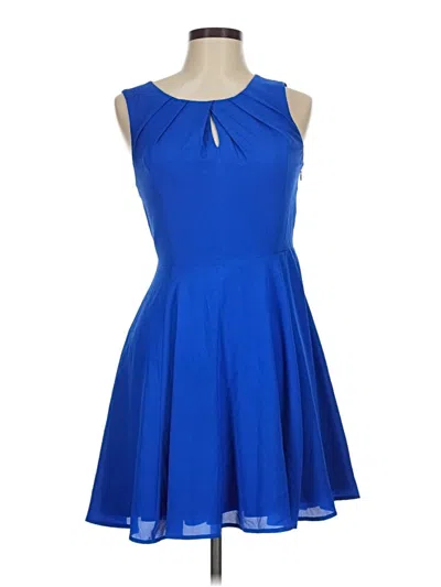 Pre-owned Express Cocktail Dress In Blue