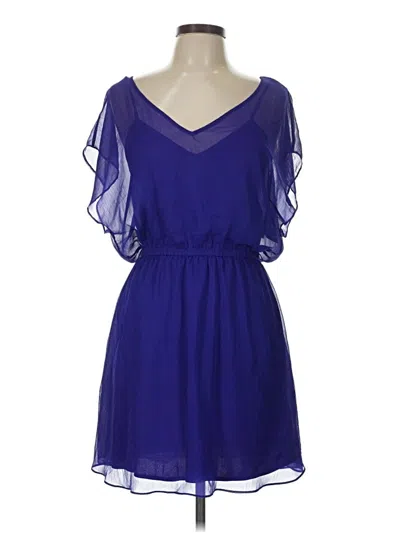 Pre-owned Express Cocktail Dress In Blue