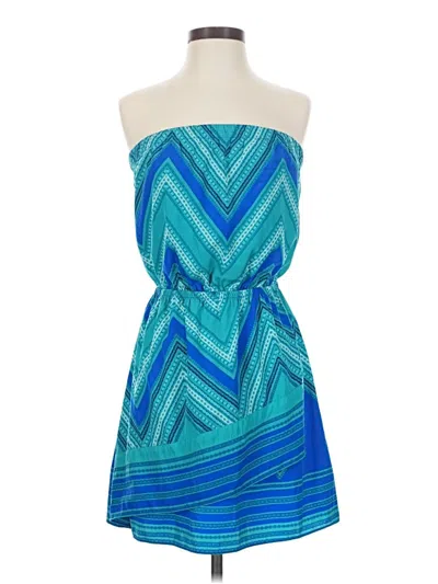 Pre-owned Express Cocktail Dress In Blue